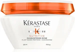 61J568QPUDL._AC_UL480_FMwebp_QL65_ KERASTASE Nutritive Masquintense Hair Mask | Nutre profundamente y acondiciona con proteínas de origen vegetal, niacinamida para secado medio, 6.8 onzas líquidas
