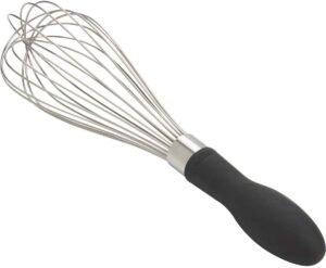 OXO - Batidor de alambres Good Grips, 11", Plateado/Negro