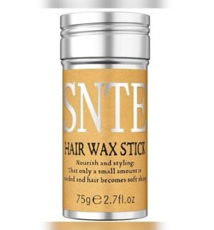 Samnyte Barra de cera para el cabello, ceras para peinar el cabello, accesorios nutritivos, barra deslizante para mujeres y niños, domadora de gel para Flyaways, máquina para moños y crema de peinar