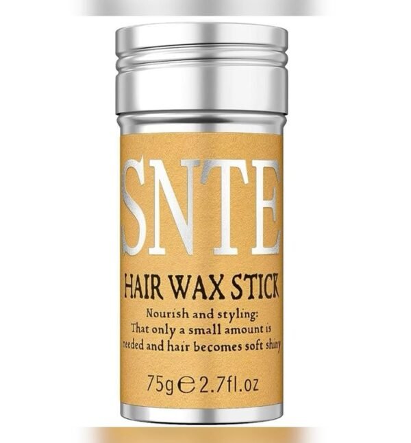 Samnyte Barra de cera para el cabello, ceras para peinar el cabello, accesorios nutritivos, barra deslizante para mujeres y niños, domadora de gel para Flyaways, máquina para moños y crema de peinar