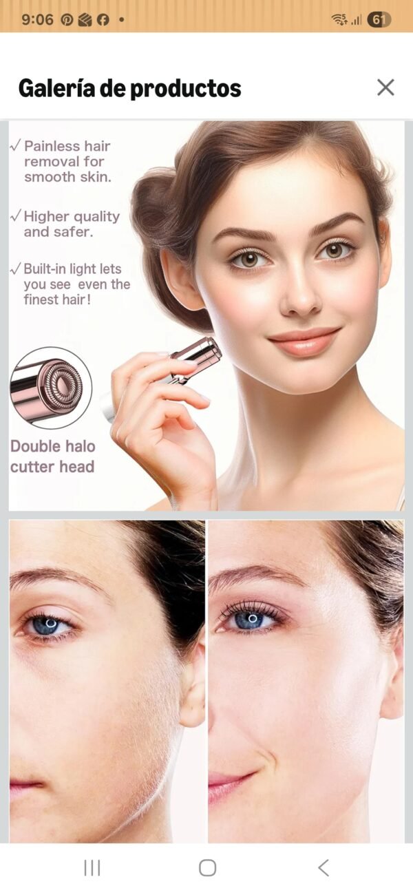 Depiladora Facial